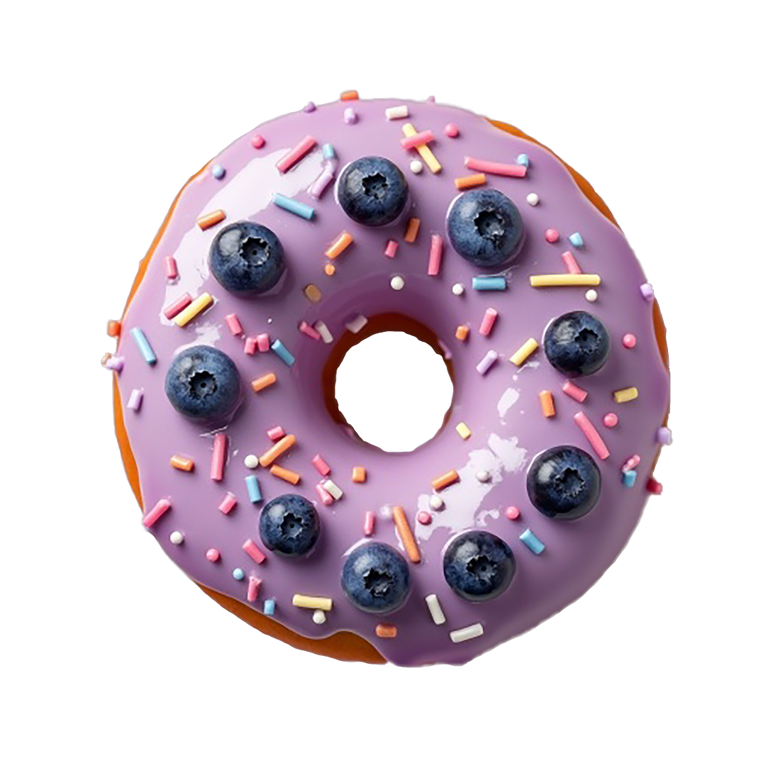 Blueberry Donut